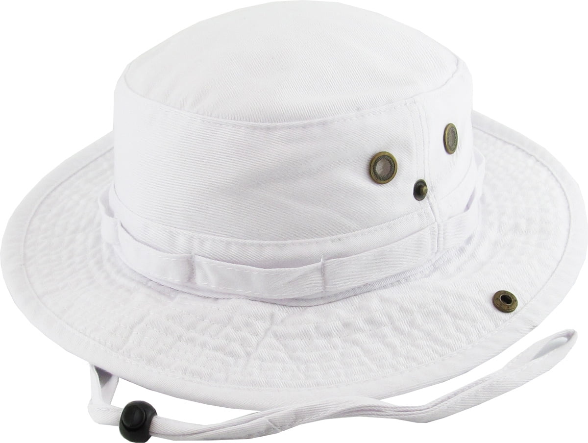 Bucket Hat Boonie Hunting Fishing Outdoor Cap Washed Cotton NEW