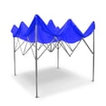 thumbnail image 4 of Carpa Toldo Plegable Azul 3x3 m Reforzada Impermeable Acero Inoxidable, 4 of 10