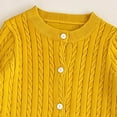 thumbnail image 3 of KyCheLot Girls' Knitted Cardigan Crew Neck Long Sleeve Button down Schoolwear Lightweight Comfy Soft Sweaters, 3 of 5