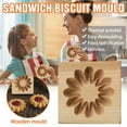 thumbnail image 2 of Wooden Cookie Stamp & Shortbread Mold Set - 3D Embossing Baking Molds for Springerle, Linzer, Maamoul Cookies | DIY Kitchen Tool, 2 of 8