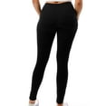 thumbnail image 5 of 2 Pack Women's High Waisted Leggings Stretch Full Length Workout Yoga Pants Inseam 28" S-3XL, 5 of 5