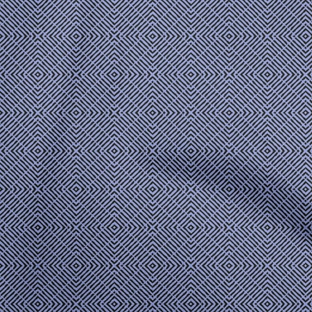 

oneOone Georgette Viscose Bluish Violet Fabric Asian Block Craft Projects Decor Fabric Printed By The Yard 42 Inch Wide