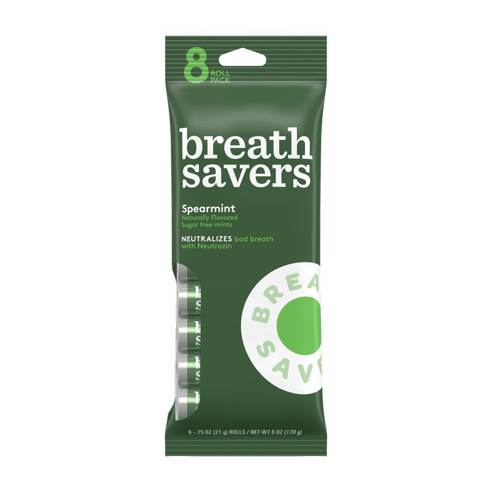 Breath Savers SugarFree Spearmint Mints, 6 Oz.