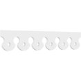 thumbnail image 1 of Ekena Millwork RUNP08X0625X48GUL 8 x 48 in. Pitch 0.62 in. Gulliver Architectural Grade PVC Running Trim, 1 of 1