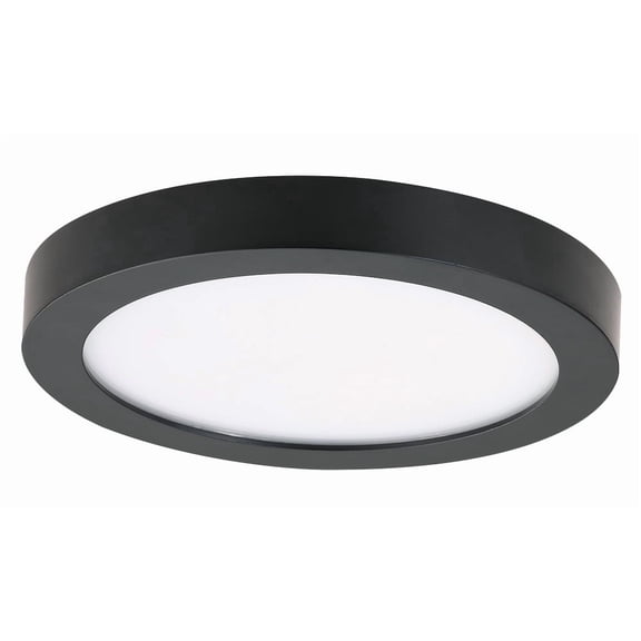 Minka Lavery 708-66A-L Vantage 7.5" Wide Round Led Flush Mount Ceiling Fixture - Coal