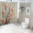 thumbnail image 6 of JRXY Beautiful Pink Peach Blossom Beautiful Flower Shower Curtain Multiple Sizes White, 6 of 6