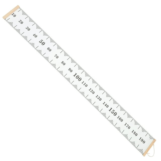 Tableau de Croissance pour Enfants en Toile Tableau de Mesure de Hauteur Tableau Mural en Toile Règle Suspendue pour Chambre d'Enfants