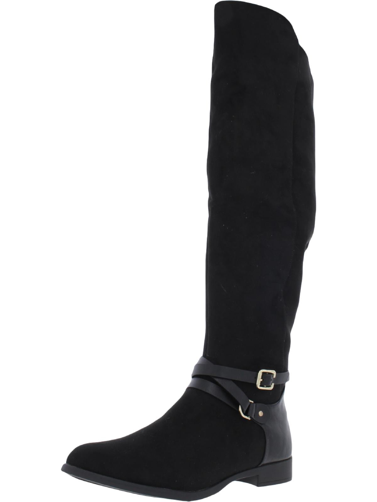 XOXO Womens Thames Leather Tall Over 