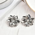 thumbnail image 2 of ziyahi 2Pcs Strass Chaussures Clips Bijoux Cristal Chaussure Boucle Robe de Mariée Diamant, 2 of 5