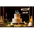 thumbnail image 4 of Gorgeous LOVE Cake Topper, Classical Sliver Wedding Cake Topper for Wedding/Bridal Shower Party, Anniversary, 4 of 5
