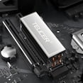 thumbnail image 4 of M. 2 2280 SSD Heat Sink Solid State Drive Radiator Fully Electroplated Reflow Welding Cooling Pad Double Copper Pipe SSD Cooler A Model, 4 of 6