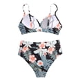 thumbnail image 3 of Gibobby Conjunto de Bikini Bikini de cintura alta para mujer, bañador Sexy de realce de dos piezas, traje de baño Vintage de dos piezas, conjunto de Biki(Negro,M), 3 of 3