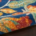 thumbnail image 3 of Nourison Allur Floral Navy Multicolor 7'10" x 9'10" Area Rug, (8x10), 3 of 9
