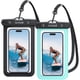 thumbnail image 1 of Funda impermeable para teléfono Lamicall, paquete de 2 unidades, para viajes de 7 pulgadas, 1 of 7