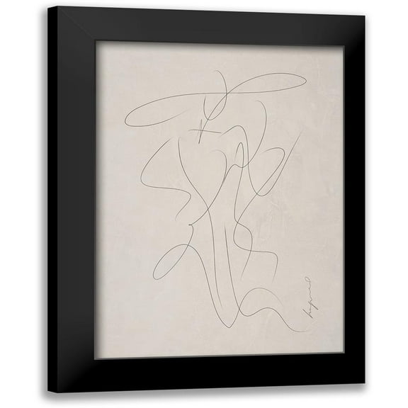 Ratcliffe, Tiffany 11x14 Black Modern Framed Museum Art Print Titled - Tropez