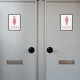thumbnail image 4 of RomaMX 4 piezas baño plástico partición cerradura de puerta rojo verde indicador de puerta cerradura suministros de baño baño público accesorio para parque exterior tienda (negro), 4 of 7