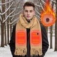 thumbnail image 5 of xaoyunyn USB Heated Scarf with Three Temperature Settings Neck Protector and Windproof Design for Ultimate Warmth and Comfort during Cold Weather Activities, 5 of 6