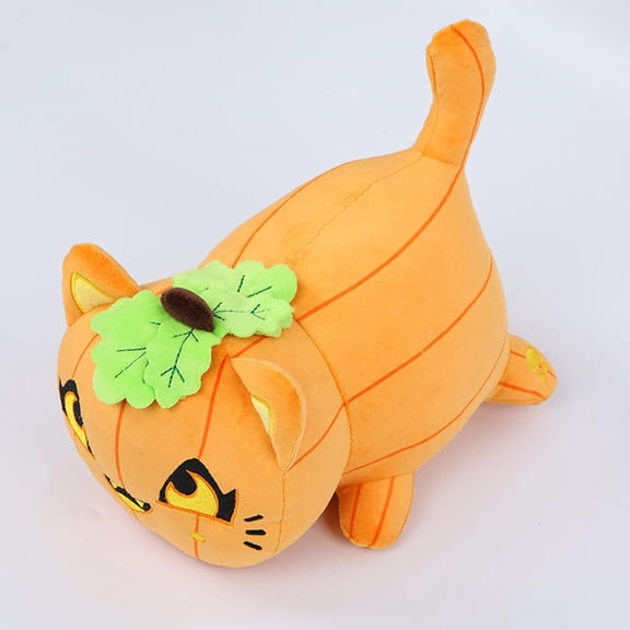 Miaobe Lovely 20 Cm Jack Pumpkin Cat Stuffed Animals Plush Toy,Cute Cat Cartoon Figure Plush Gift Kids Birthday Present