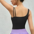 thumbnail image 3 of Byworldtasic Sports Crop Tank Top for Women Wide Straps and Double Spaghetti Strap for Yoga Tank Shirt, 3 of 3