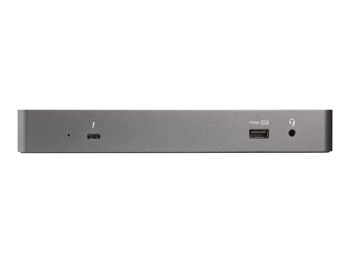 Startech Universal Thunderbolt 3 or USB-C Host Docking Station - Dual Monitor 4K DisplayPort - 60W Power Delivery - TB3 / USB 3.1 Gen 2 Type-C Dock - Mac & Windows