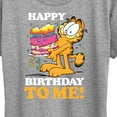 thumbnail image 3 of Garfield - Happy Birthday To Me - Women's Short Sleeve Graphic T-Shirt, 3 of 5