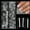 Transparent color, variant on Short Square Nails Tips Semi Cover Durability ABS Artificial Nails Easy Application For Professional Manicure Effects