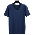 thumbnail image 4 of jowamay Men's V Neck T Shirts Slim Fit Short Sleeve Seamless Summer T-Shirts Trendy Soft Workout Tee Tops for Sports, 4 of 8