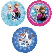 Anagram Frozen Elsa Anna and Olaf Party Supplies 3 pc Birthday Balloon Decorations