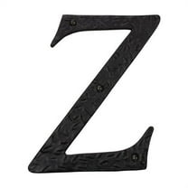 RCH Supply Company Decorative Solid Cast Iron Address Plaque Surface Mount House Letter