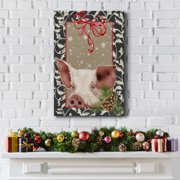County Christmas Farm II- Gallery Wrapped Canvas