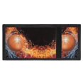thumbnail image 4 of Chririnla Flaming Basketball Foldable Trifold Card Wallet, Polyester Children's Wallet Lightweight Youth Wallet for Outdoor Outdoor Sports, 4 of 6