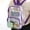 Purple, variant on 100Fens Clear Backpack for Stadium Events Clear PVC Backpack Front Pocket for Concert Sport Events Work Travel