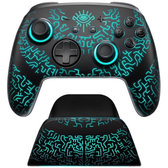 FUNLAB Switch 2 Pro Controller with Charging Dock Compatible with Switch2/OLED/Steam Deck/PC, Wireless Controller with Hall Effect/RGB/Paddle/Turbo/Motion