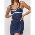thumbnail image 5 of KelaJuan Women Summer Mini Party Dress Sleeveless Backless Low Cut Lace Cami Cocktail Dress, 5 of 6