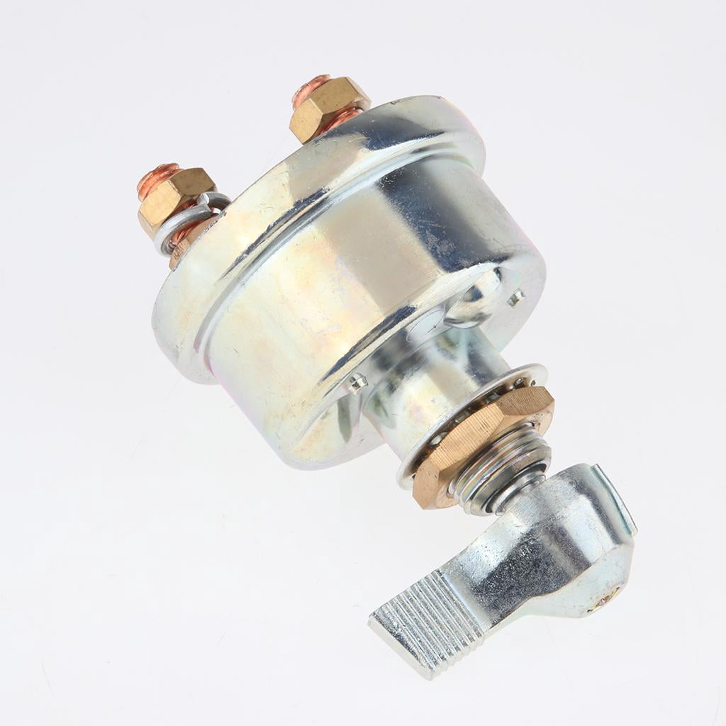 Wzmzjy 12V 125 amps Battery Disconnect Switch for 2 Post Automotive Car RV Battery Cut
