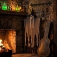 thumbnail image 7 of 1 Pcs Hanging Halloween Skeleton Ghosts Outdoor Decoration, Grim Reapers for Best Halloween Outdoor Decorations, Haunteds House Prop, Party Supplies (White), 7 of 7