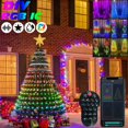 thumbnail image 3 of Luces LED Multicolor para decoración de árbol de Navidad, cadena de estrella, cascada, hadas, aplicación de Navidad, Bluetooth, hogar, patio, vacaciones, 3 of 4