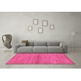 thumbnail image 3 of Ahgly Company Indoor Square Abstract Pink Modern Area Rugs, 7' Square, 3 of 4