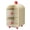 Milky white, variant on Large Capacity Teas Bag Holder Coffee Creamer Organizer for Home and Office Use Cosmetics Storage Box with Drawers