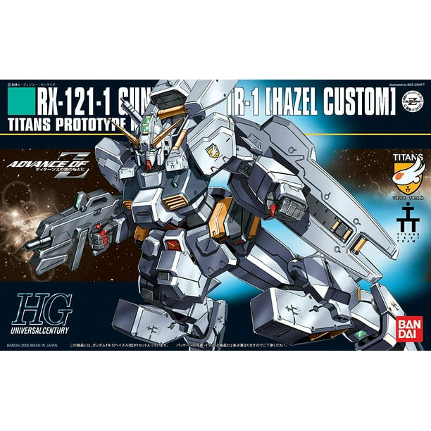 Bandai Hobby Zeta Gundam 56 Rx121 1 Tr 1 Hazel Custom Hguc Hg 1 144 Model Kit Walmart Com Walmart Com