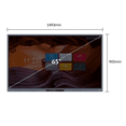 thumbnail image 4 of METZ Interactive Display 65 Inch H-Series: 4K UHD, 20-Point Touch, DisplayPort, HDMI - Ultimate Interactive Display Solution, 4 of 7