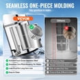 thumbnail image 3 of VEVOR Gravity-fed Water Filter System, 2.25G 304 Stainless-Steel Countertop System, Water Filtration System, Reduces Lead and up to 99% of Chlorine, with 2 Carbon Filters, and Water Level Spigot, 3 of 9