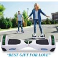 thumbnail image 5 of LIEAGLE 6.5" Hoverboard with Bluetooth and LED Lights, 300W Hover board with 9MPH Speed, Smart Self Balancing Electric Scooter for Kids & Adults, White, 5 of 8