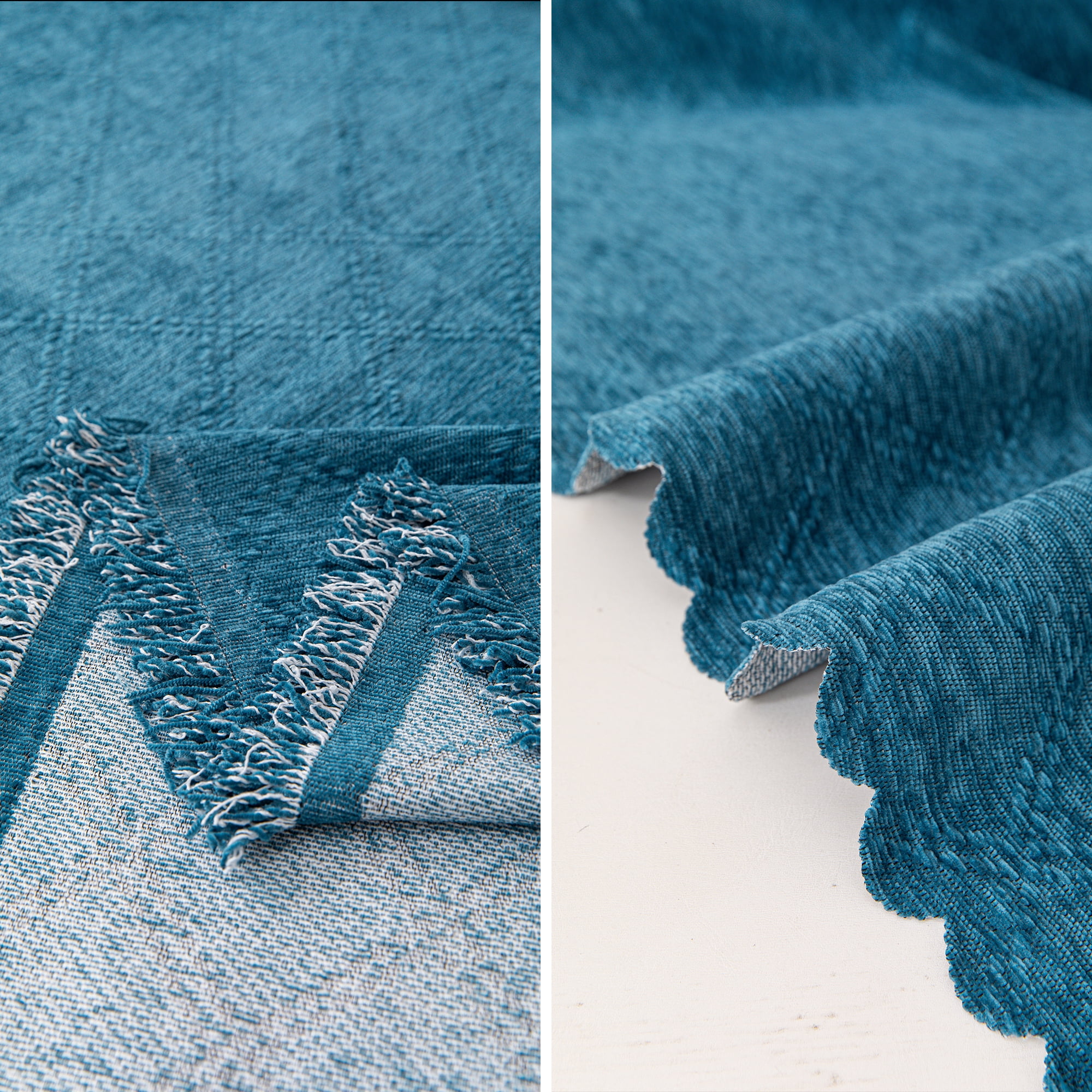 Smuge Sofa Cover, Sofa Slipcovers Couch Covers Protector 3 Cushion Throw Sofa Towel for L Shaped Couch Suitable for All Seasons (71"x 118", Blue)