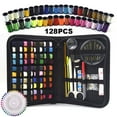 thumbnail image 1 of 128PCS Sewing Needle Thread Kits, Hand Sewing Supplies Kit, Large Sewing Supplies Set, Portable Basic Sewing Repair Kits for Beginners Traveler Emergency, 1 of 8