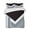 Gray, variant on Quilts King Size Bedding Set, Grey Black Geometric Lightweight Quilted Comforter, Modern Abstract Lines Color Blocks Soft Reversible Bedspread Coverlet with Pillow Covers for All Season, 96" x 106"