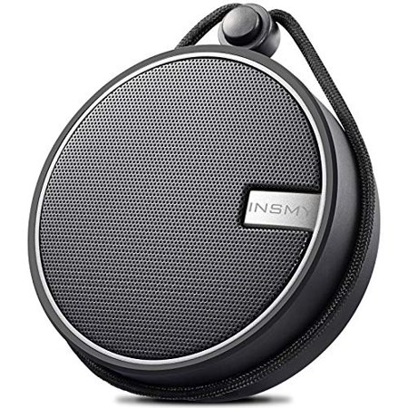 INSMY Portable Shower Bluetooth Speaker, IPX7 Waterproof Wireless Outdoor Speaker with HD Sound