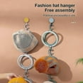 thumbnail image 2 of Cap Hanging Rack Hat Display Storage Rack Convenience Towels Clothes Ties Holder, 2 of 5
