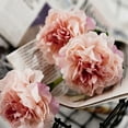 thumbnail image 4 of Visland 4PCS Artificial Peonies, Silk Peony Fake Flower for Wedding Home Office Party Hotel Window Sill Decoration, Table Centerpieces, Floral Arrangement, 4 of 4
