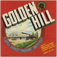 thumbnail image 3 of Anonymous 12x12 Black Modern Framed Museum Art Print Titled - Golden Hill Citrus Label (1940s), 3 of 5